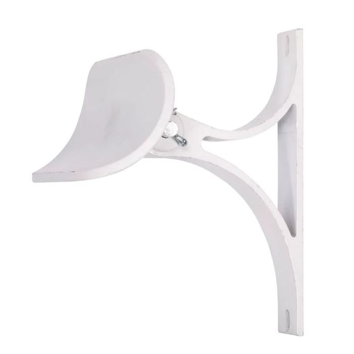 Awning White Roller Tube Support Bracket