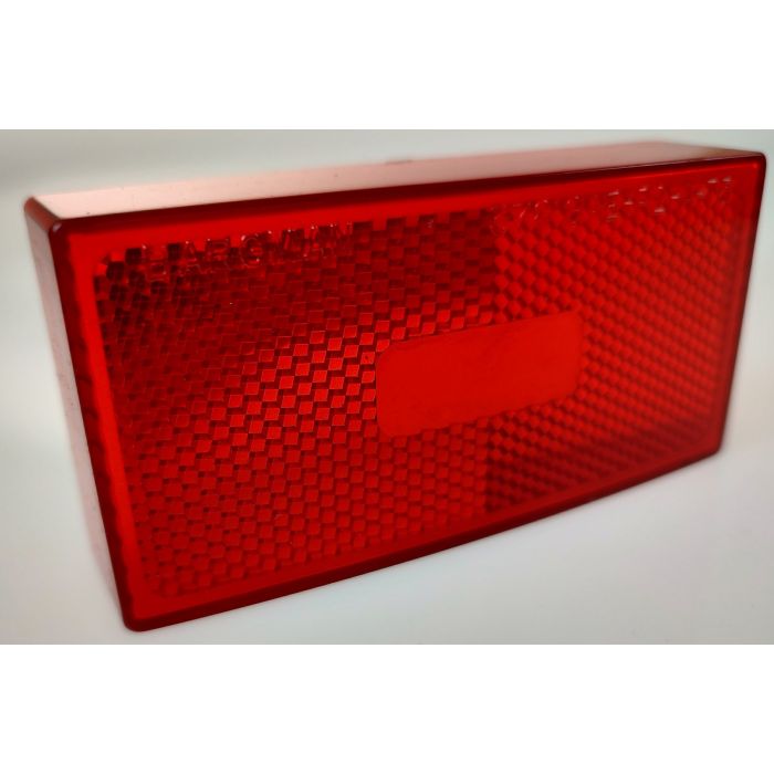 Bargman 378 Series Rectangular Red Clearance Light Lens 34-37-811 Front