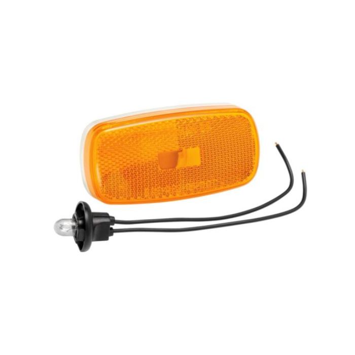 Bargman Amber Incandescent Clearance Side Marker Light 34-59-002 Front