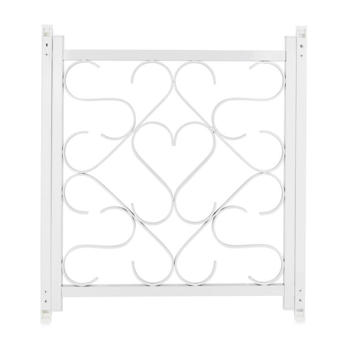 Camco 43997 Screen Door White Deluxe Grill Back View