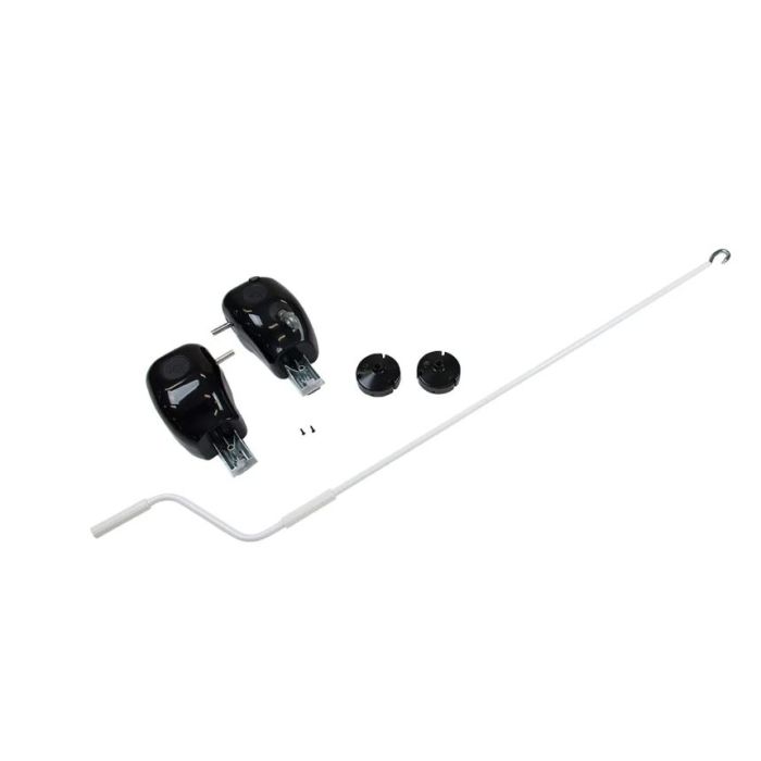 Solera Pull Style Manual to Crank Style Manual Awning Upgrade Kit Black