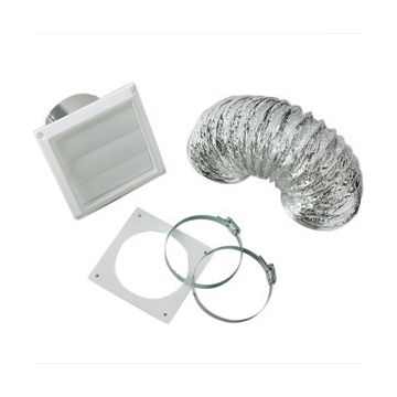 Splendide Standard Paintable Louvered Dryer Vent Kit