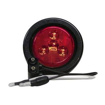 Peterson Mfg Piranha Round Sealed Red LED Clearance/Marker Light Kit 