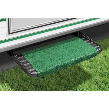 Prest-O-Fit Green 18" Wraparound RV Step Rug