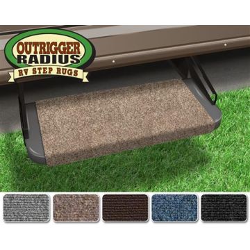 Prest-O-Fit Walnut Brown 18" Outrigger RV Step Rug