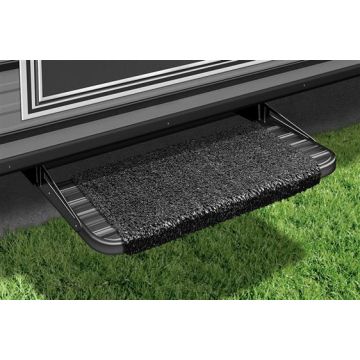 Prest-O-Fit Black 18" Wraparound RV Step Rug