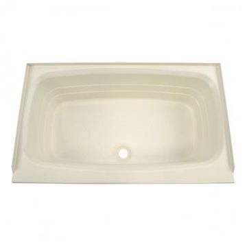 Lippert Components 40" x 24" x 11" Front Center Drain Bathtub - Parchment