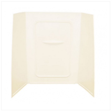 Lippert Components Better Bath 24" x 36" x 59" Bath/Shower Surround - Parchment