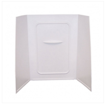 Lippert Components Better Bath 24" x 36" x 62" Bath/Shower Surround - White