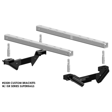 PullRite ISR Series SuperRail 22K Custom Mounting Kit for 2011-2019 Chevrolet/GMC 2500 & 3500 Trucks