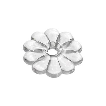 RV Designer Clear Rosette Washers - 14 Pack