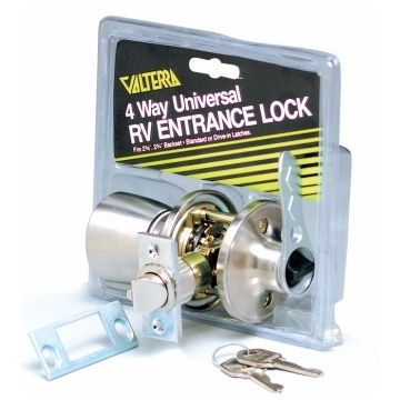 Valterra Knob x Lever RV Entrance Lock