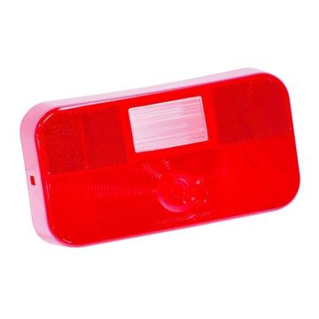 Bargman #92 Series Surface Mount Taillight with Back-Up Replacement Lens