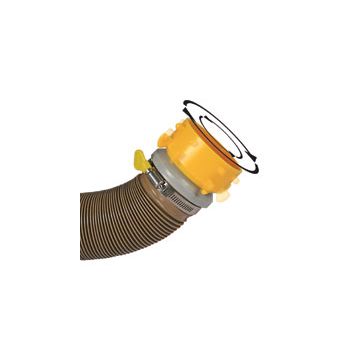 Camco Revolution Sewer Lug Fitting with Twist-IT Clamp