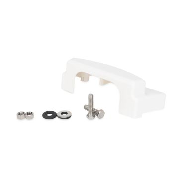 Camco Replacement White Rear Hinge Cover for Premium Ceramic RV Toilet