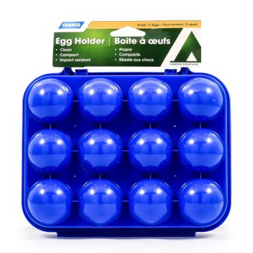 Camco Hard Case Egg Carrier - Holds 12 Eggs 