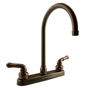 DURA J-Spout Oil Rubbed Bronze RV Kitchen Faucet