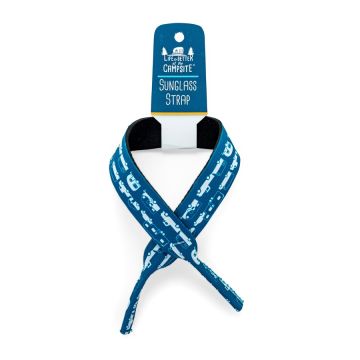 Camco Life is Better at the Campsite-RV Pattern-Navy Sunglass Strap