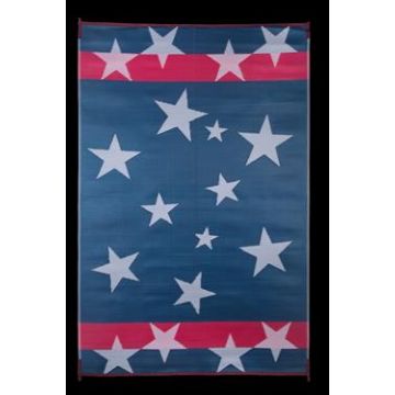 Faulkner 8' x 20' Stars 'n Stripes Reversible Deluxe Multi-Purpose Mat