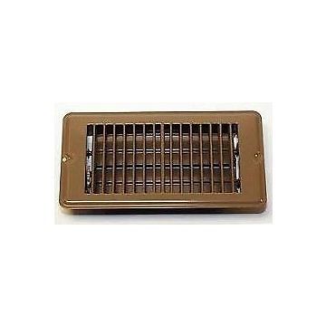 AP Products Brown 4" x 8" Floor Register