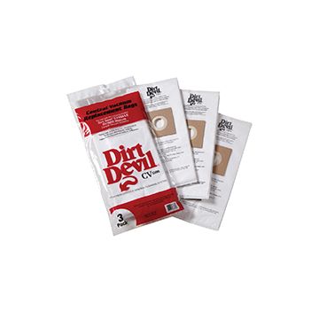 Dirt Devil CV950, CV2000, and CV1500 HEPA Filter Replacement Bags