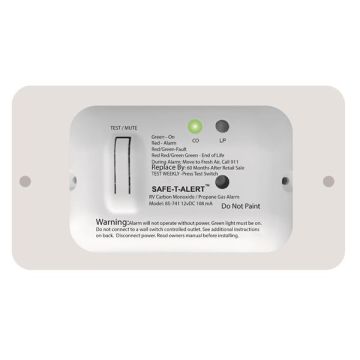 MTI Industry Safe-T-Alert White Slim CO/LP Dual Alarm