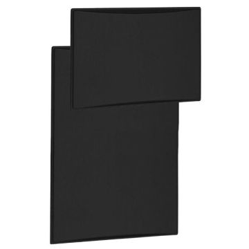 Dometic DM2652,DM2662,DM2663 Refrigerator Upper & Lower Brushed Black Raised Americana Door Panel Set