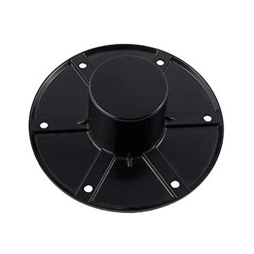 AP Products Black Flush Mount Table Leg Base