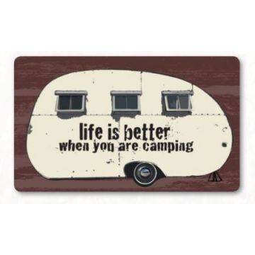 Life Is Better When You Are Camping Kitchen Mat