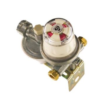 Cavagna Propane Regulator with Shut Off Valve