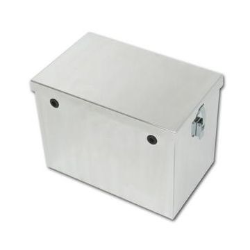 Tow-Rax 12" Aluminum Battery Box with Machined Finish