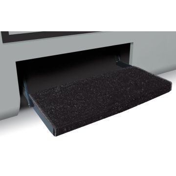 Prest-O-Fit Black 23" Jumbo Wraparound RV Step Rug