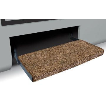 Prest-O-Fit Brown 23" Jumbo Wraparound RV Step Rug