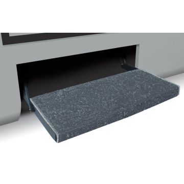 Prest-O-Fit Stone Gray 23" Jumbo Wraparound RV Step Rug