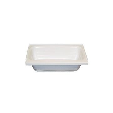 Lippert Components 40" x 24" x 11" Left Hand Drain Bathtub - White