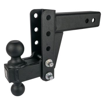 BulletProof Hitches™ 2-1/2" Medium Duty 4" Drop/Rise Ball Mount Hitch