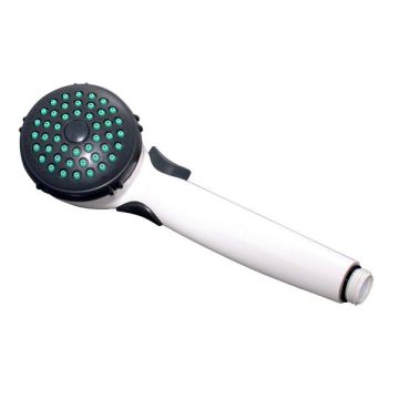 Phoenix White Single Function Handheld Shower Head