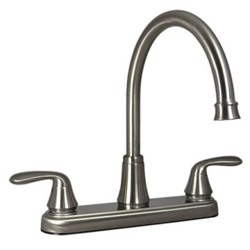 Phoenix Brushed Nickel Two Handle Hybrid Hi-Arc Kitchen Faucet