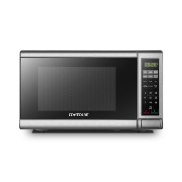 Contoure 0.7 Cu. Ft. Compact Microwave Oven - Stainless Steel