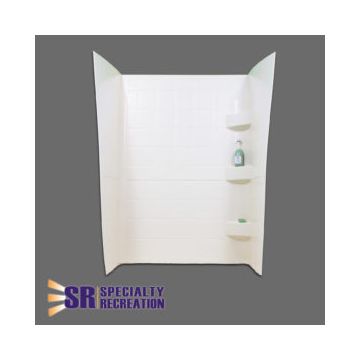 Specialty Recreation 24" x 40" x 66" Bath/Shower Surround - White