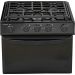 Suburban 17" Black 3-Burner Range