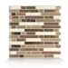 Patrick Industries Bellagio Nola Kitchen/Bathroom Smart Backsplash Tiles - 4 Pack